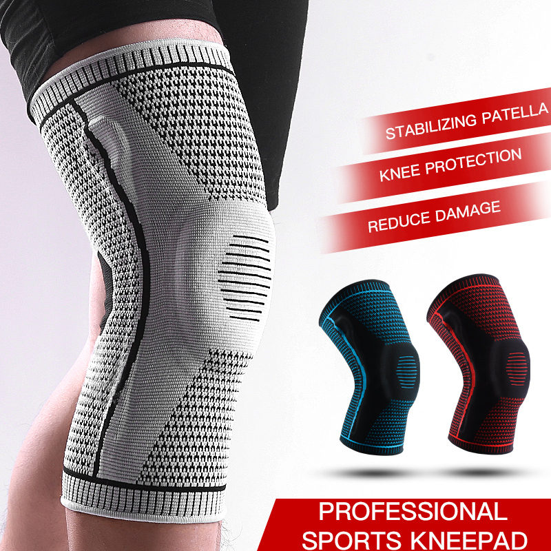 Compression Calf Sleeve - Genouillère antidérapante avec stabilisateurs de coussinets