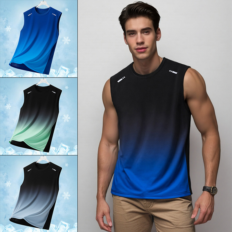 Running Gear - Débardeur de sport dégradé pour homme,