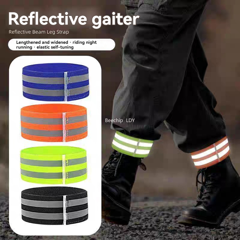 Running Gear Parts - Sangles réfléchissantes pour pantalon de vélo,