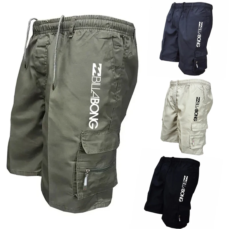 Running Z - Shorts de course multi-poches pour hommes,