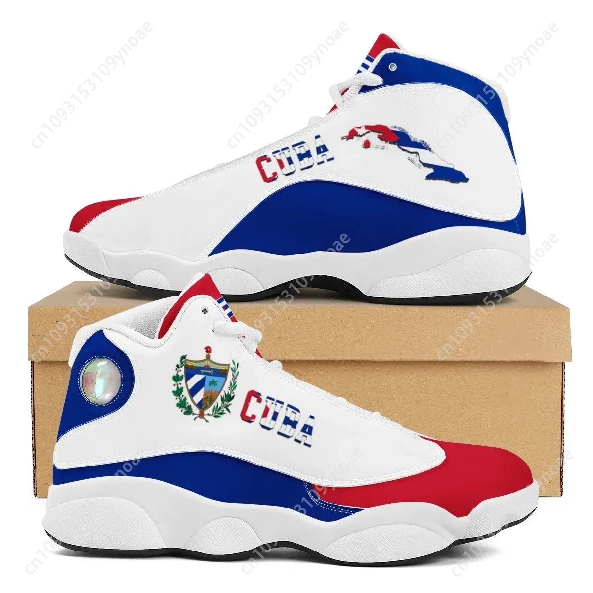 Running Z - CUBA drapeau imprimer Cool hommes basket-ball