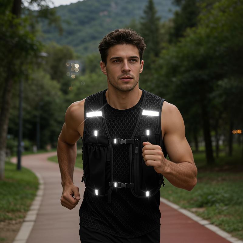 Reflective Running Gear Vest - Nouveau gilet de course unisexe léger