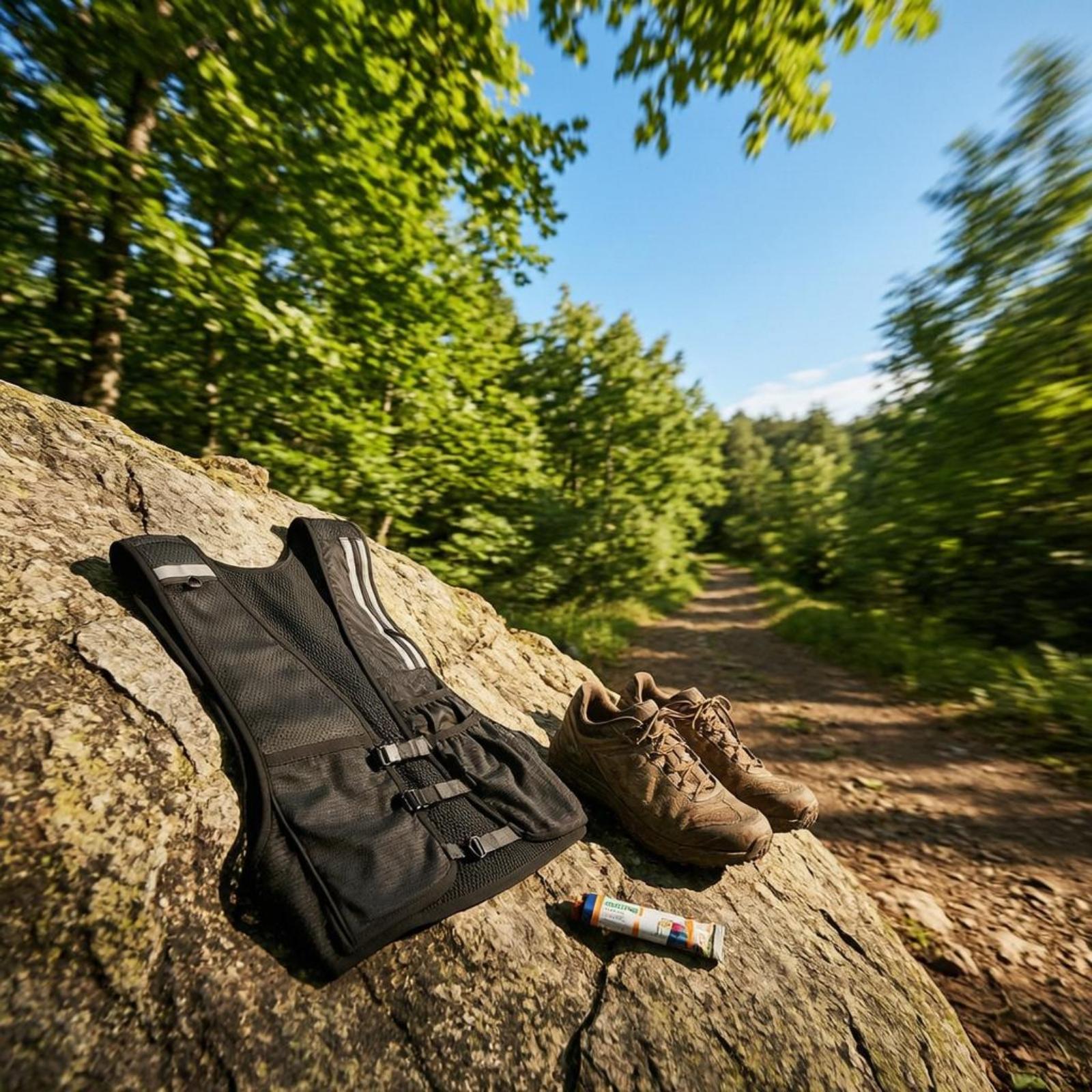 Reflective Running Gear Vest - Gilet de course en plein air,