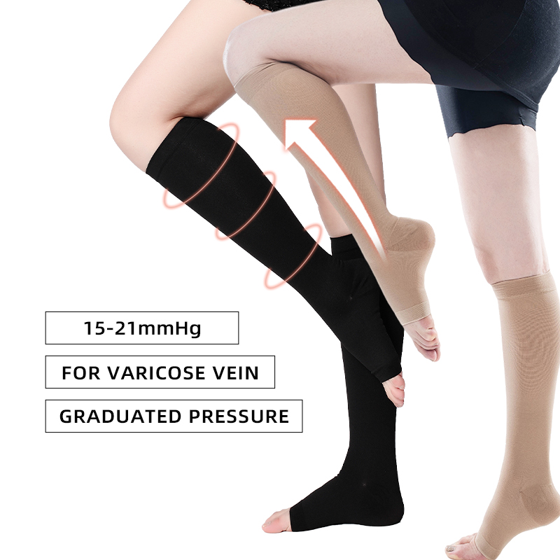 Compression Calf Sleeve - S-5XL 2 pièces/paire médical compression mollet