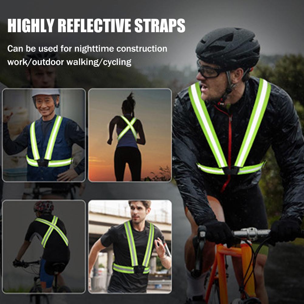Gilets de sécurité réglables p - Reflective Running Gear Vest avis et prix