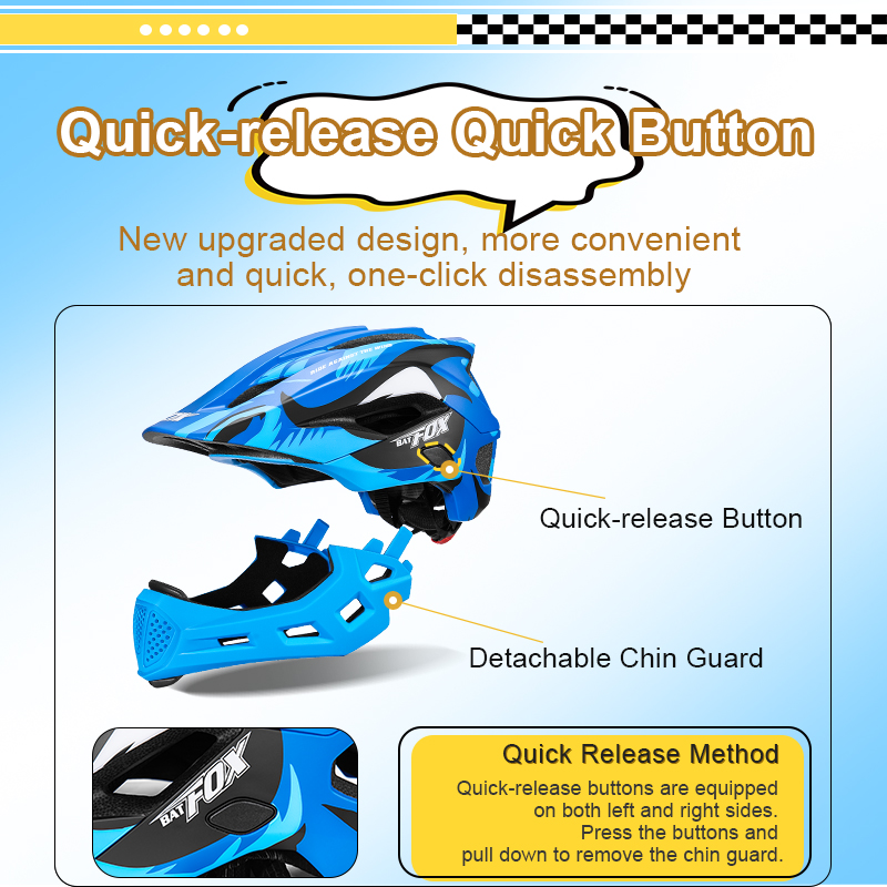 BATFOX enfants casque de vélo  - Running Gear Kids avis et prix