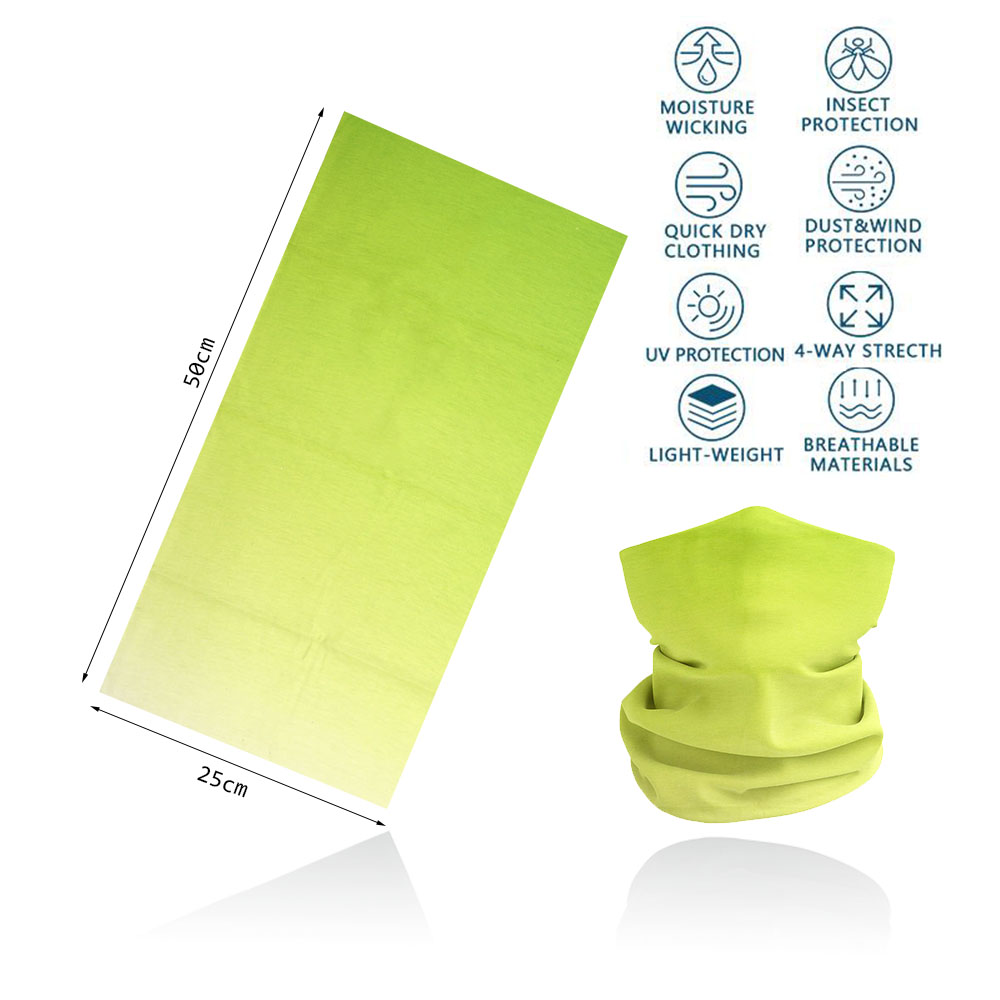 Bandanas visage vert couvertur - Running Gear Parts avis et prix