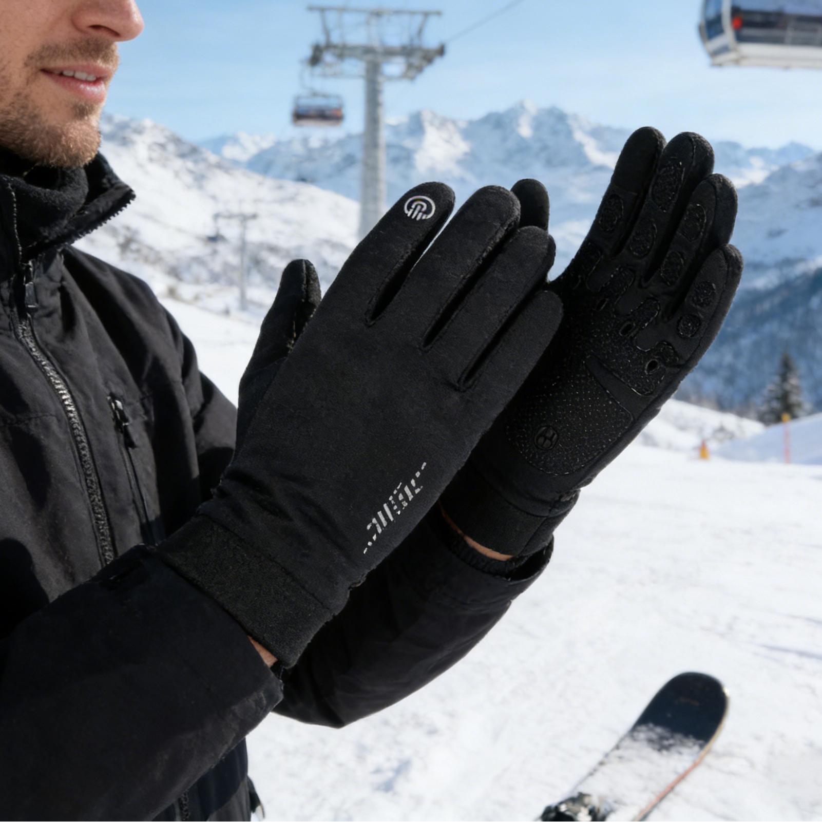Gants de vélo d'hiver, doigt c - Running Gear In The Cold avis et prix