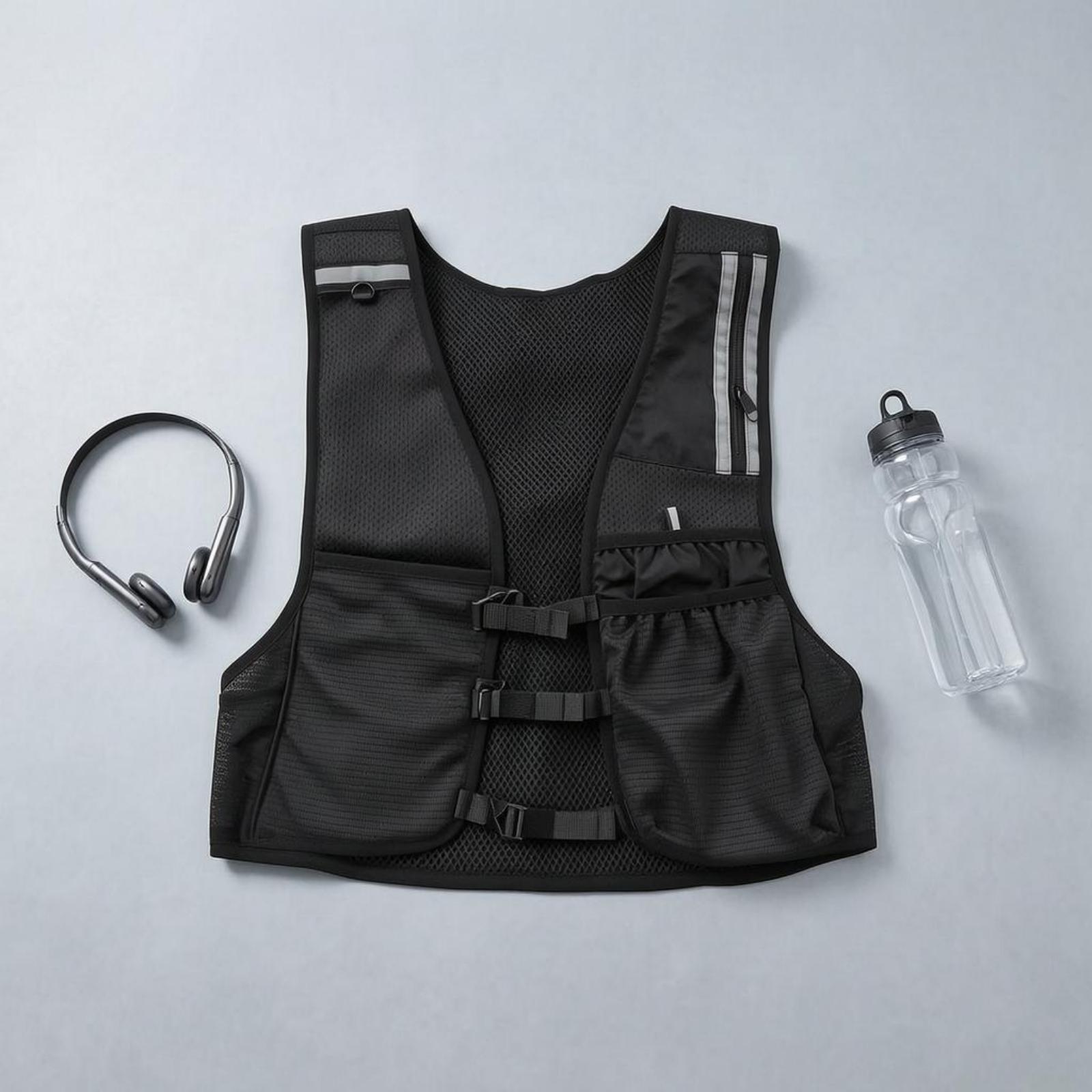 Gilet de course en plein air,  - Reflective Running Gear Vest avis et prix